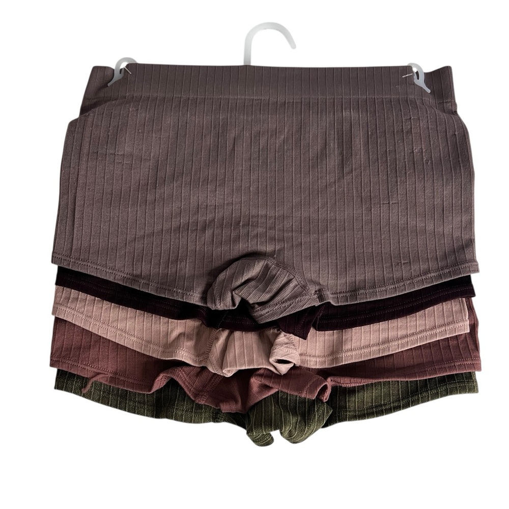 DANSKIN Women’s Seamless Boyshort Panties Sz Small Lot/5 Multi Colors Flaws - Picture 2 of 10